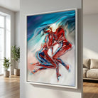 wall art abstract wall art in bright colors