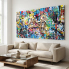 tableau street art pop art multicolore design contemporain
