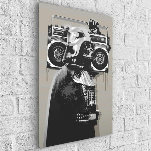 Tableau Street Art Dark Vador