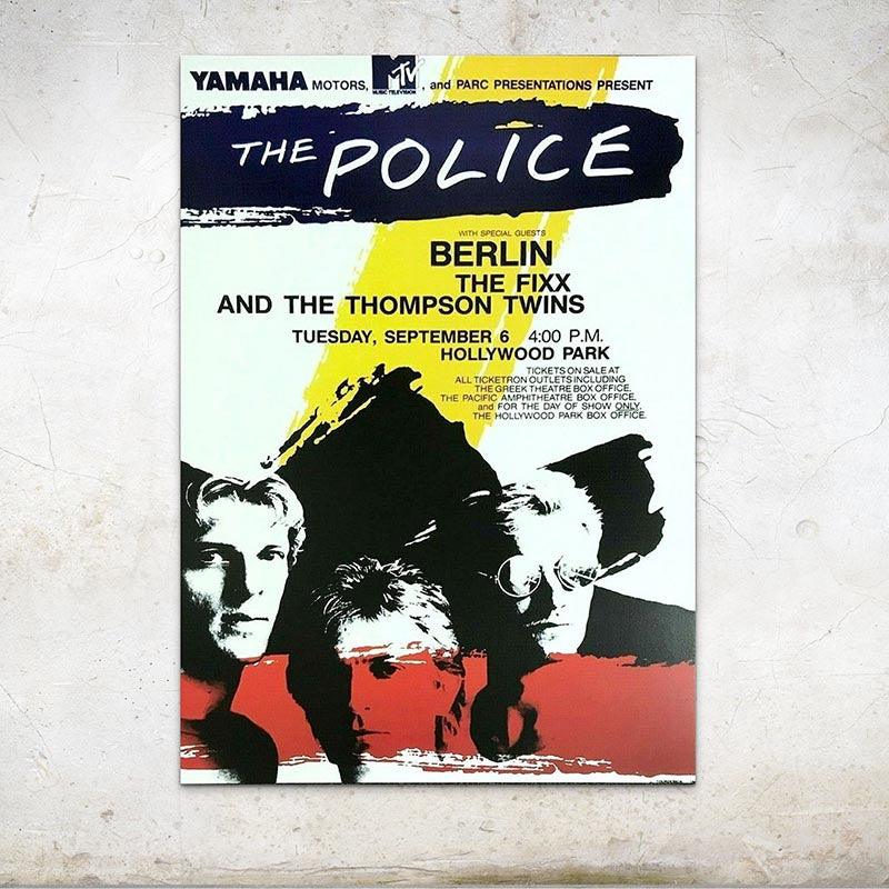 Affiche Concert The Police - Montableaudeco