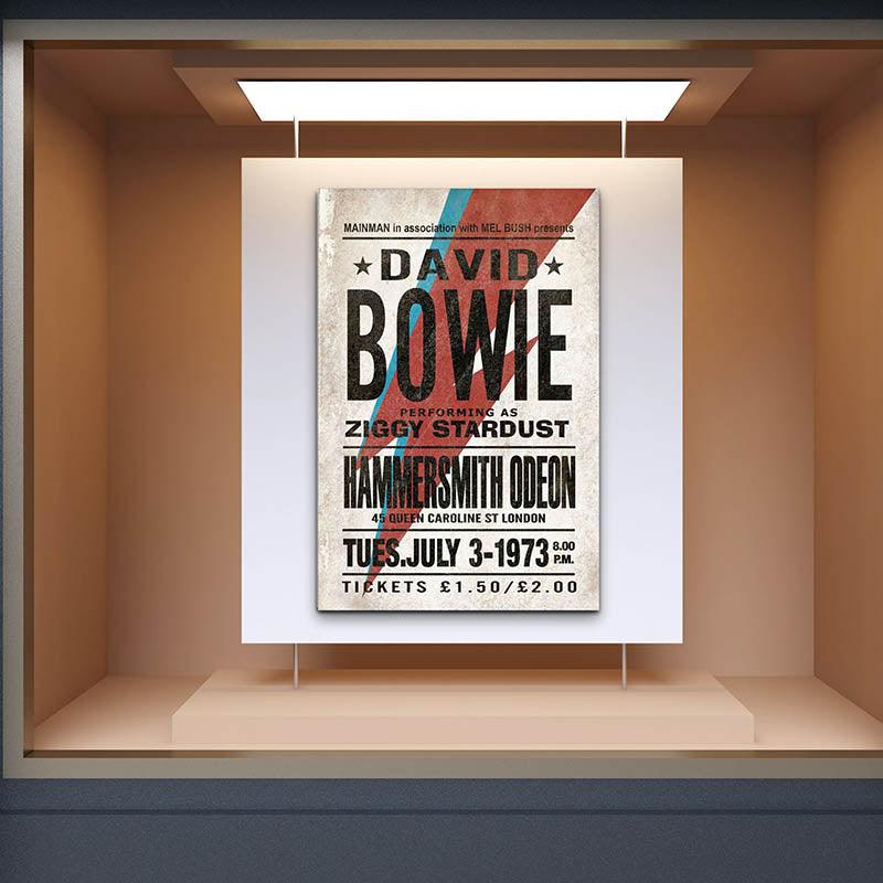 Affiche Concert David Bowie - Montableaudeco