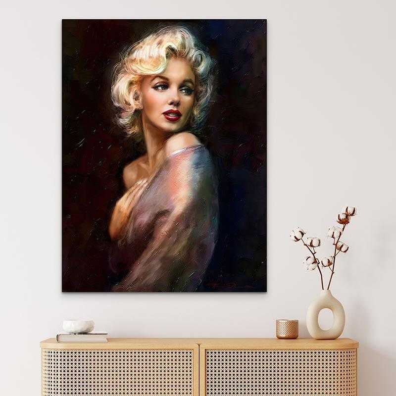 Tableau Marilyn Monroe Painting - Montableaudeco