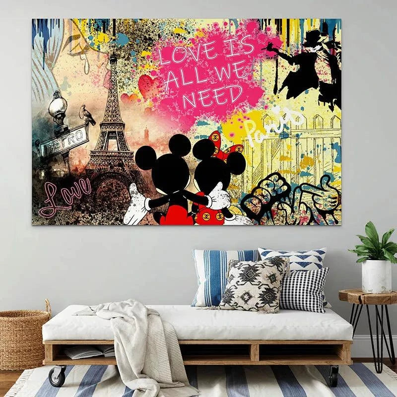 Walt Disney painting  Monpaintingdeco – Montableaudeco