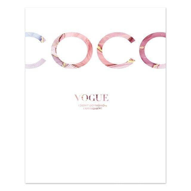 Tableau Fashion Prada et Coco Chanel  La Déco à Prix Grossiste –  Montableaudeco