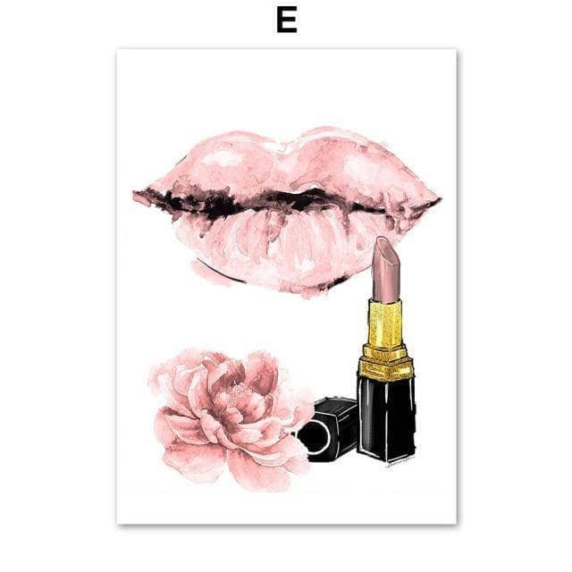 Affiche Fashion Luxe et Champagne 7 Pièces - Montableaudeco