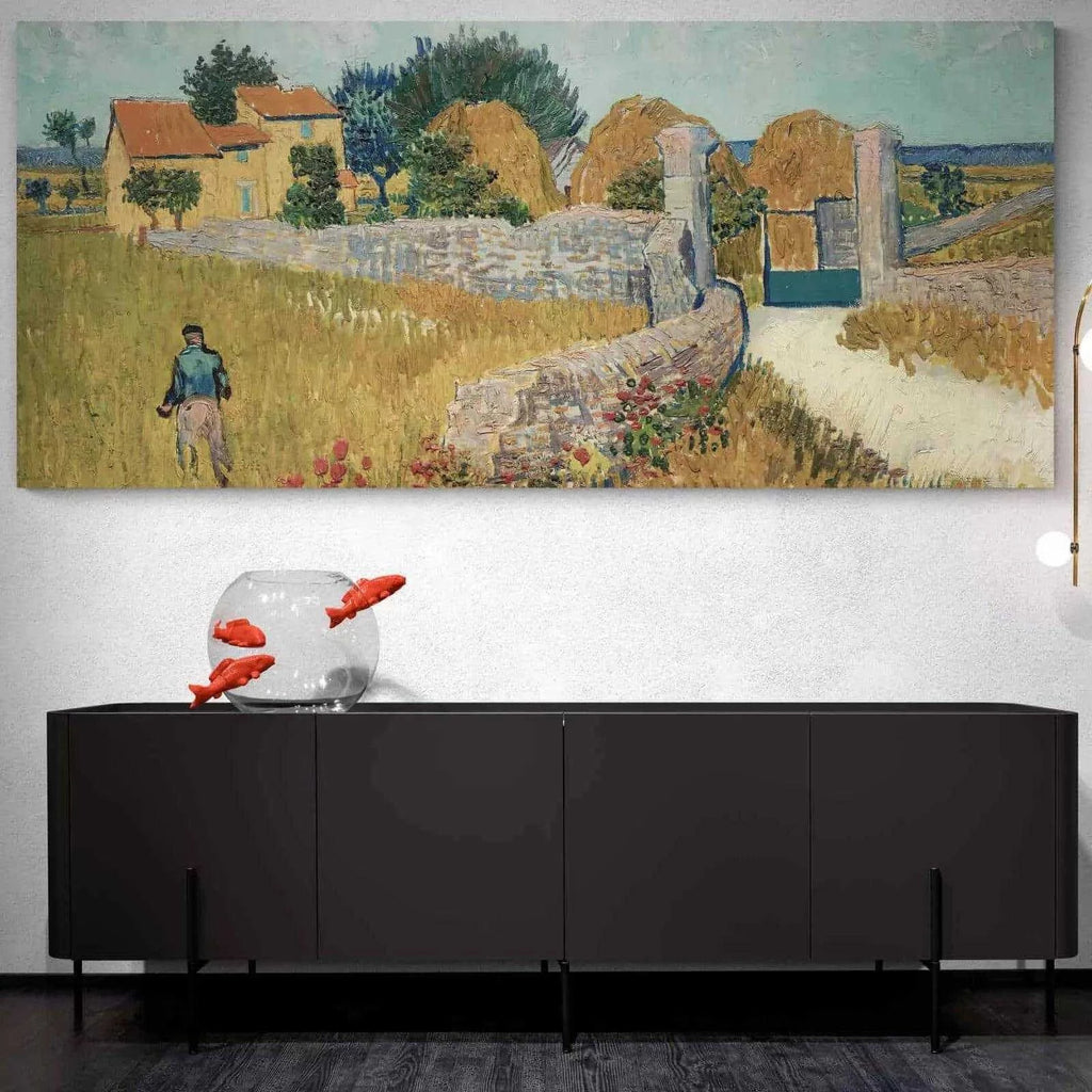 Tableau Vincent Van Gogh Ferme en Provence - Montableaudeco
