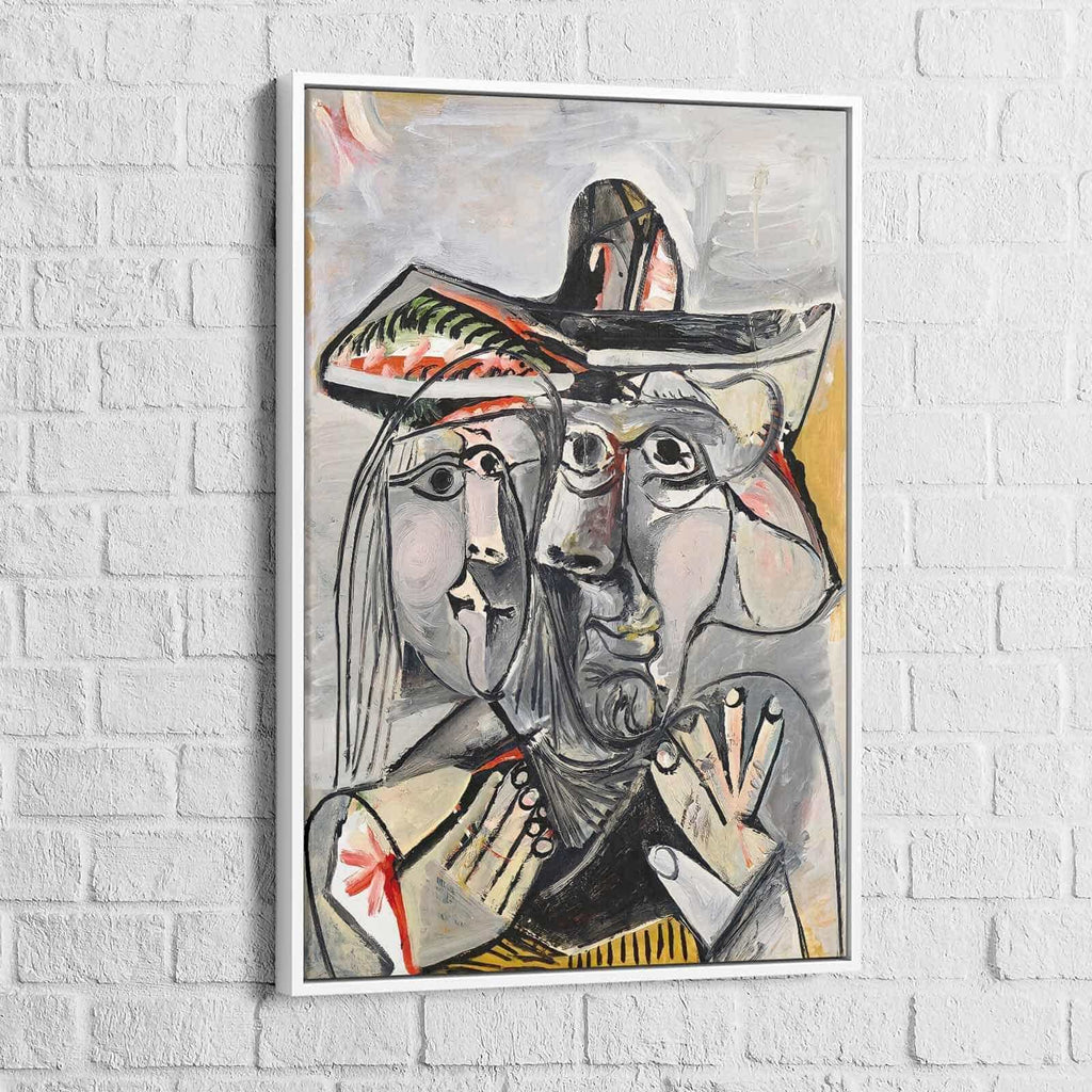 Tableau Pablo Picasso Homme et femme - Montableaudeco