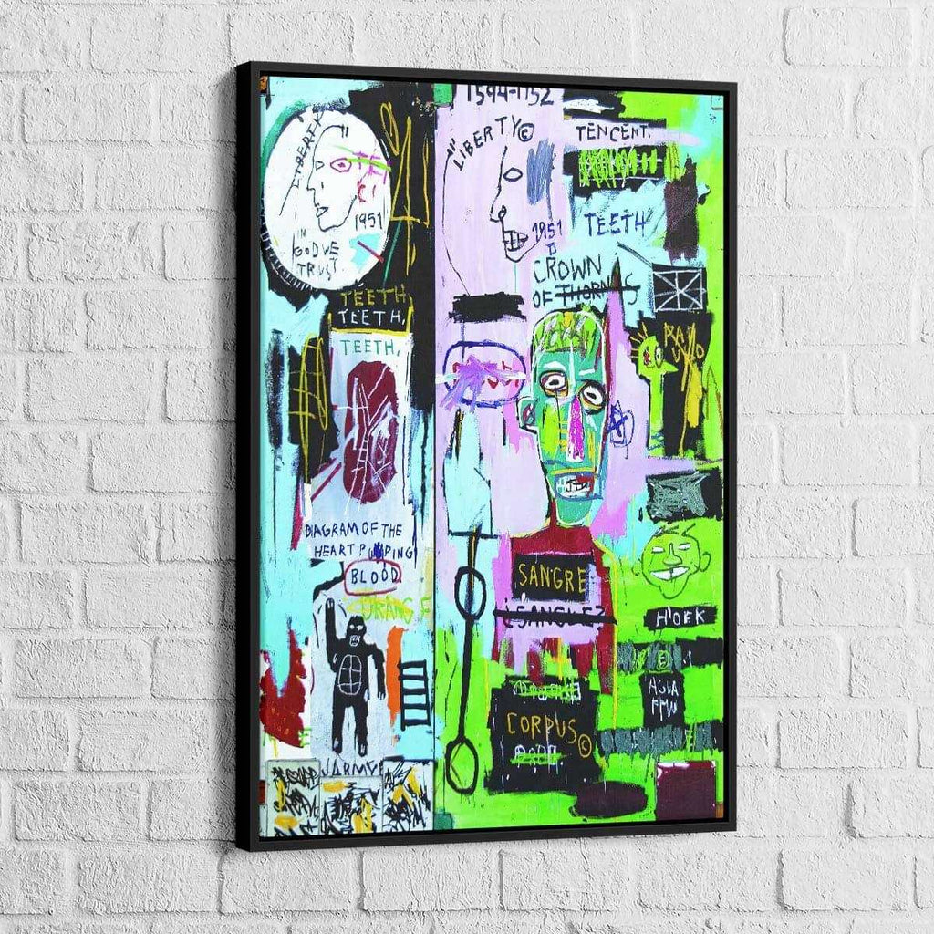 Tableau Jean Michel Basquiat In Italia - Montableaudeco