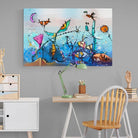 Tableau Abstrait L'aquarium - Montableaudeco