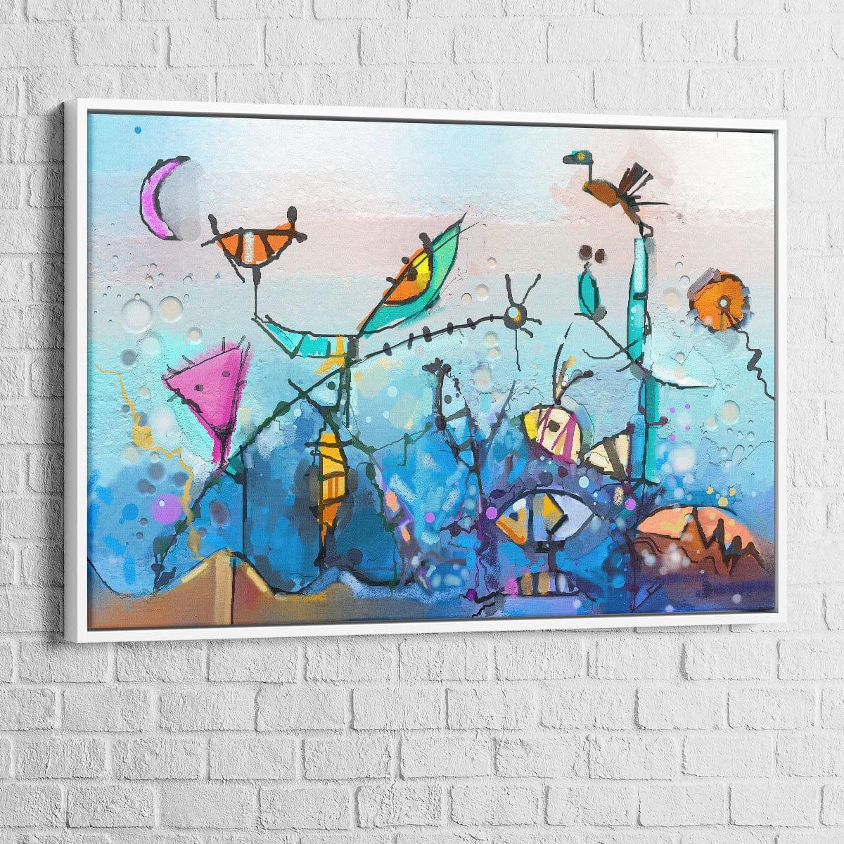 Tableau Abstrait L'aquarium - Montableaudeco