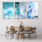 Tableau Abstrait Nuage 3 Parties - Montableaudeco