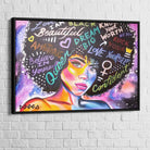 Tableau Afrique Femme Graffiti - Montableaudeco