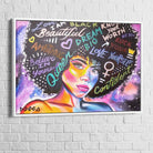 Tableau Afrique Femme Graffiti - Montableaudeco