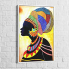 Tableau Afrique Femme Traditionnelle - Montableaudeco