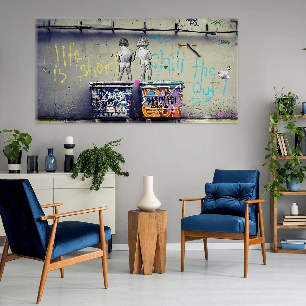 Banksy painting | Discount Decoration – Montableaudeco