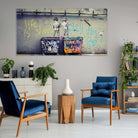 Tableau Banksy Panoramique Life Is Short - Montableaudeco