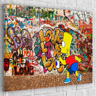 Tableau Bart Simpson Le Graffeur - Montableaudeco