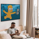 Tableau Bart Simpson Nirvana - Montableaudeco