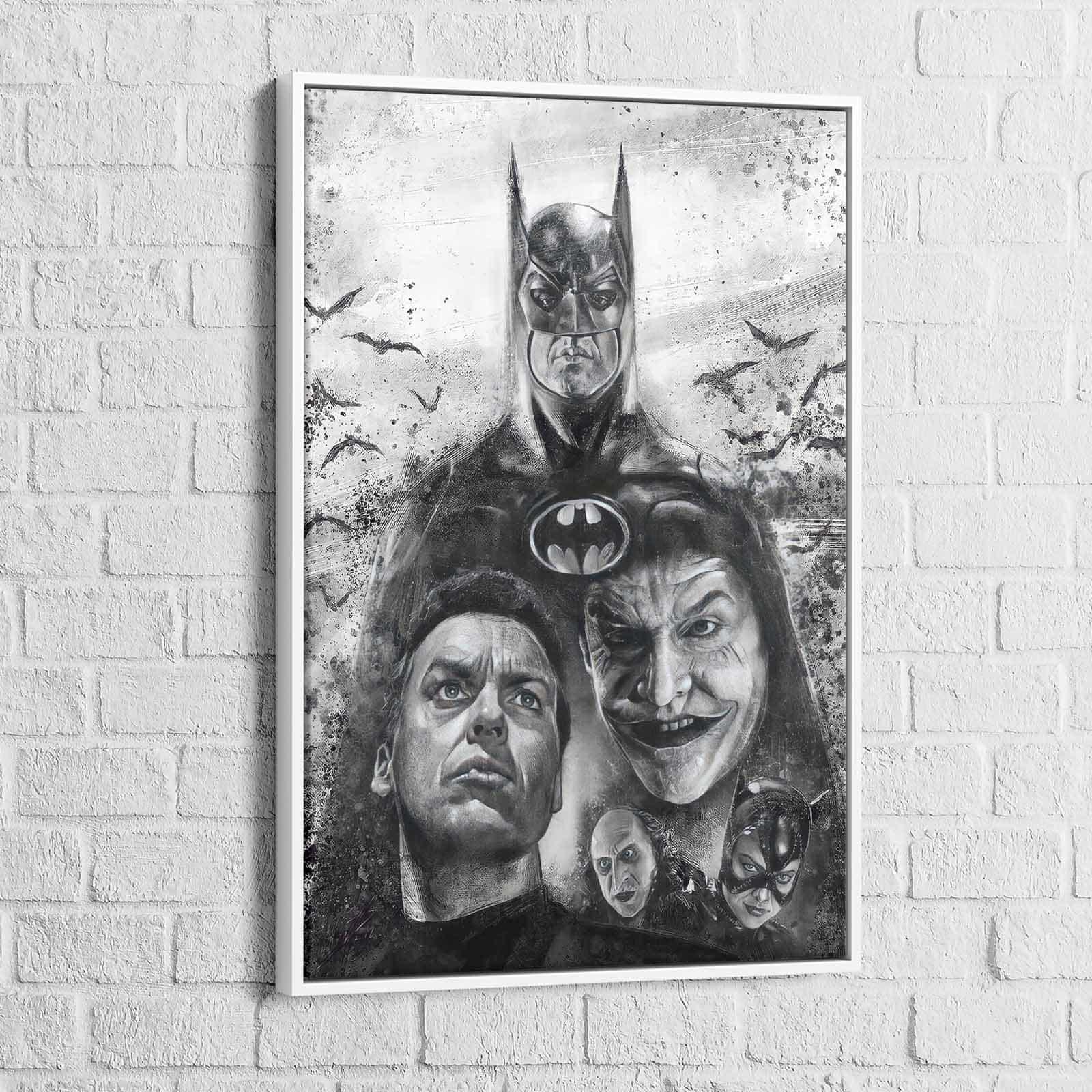 Tableau Batman Noir et Blanc - Montableaudeco