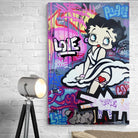 Tableau Street Art Betty Boop - Montableaudeco