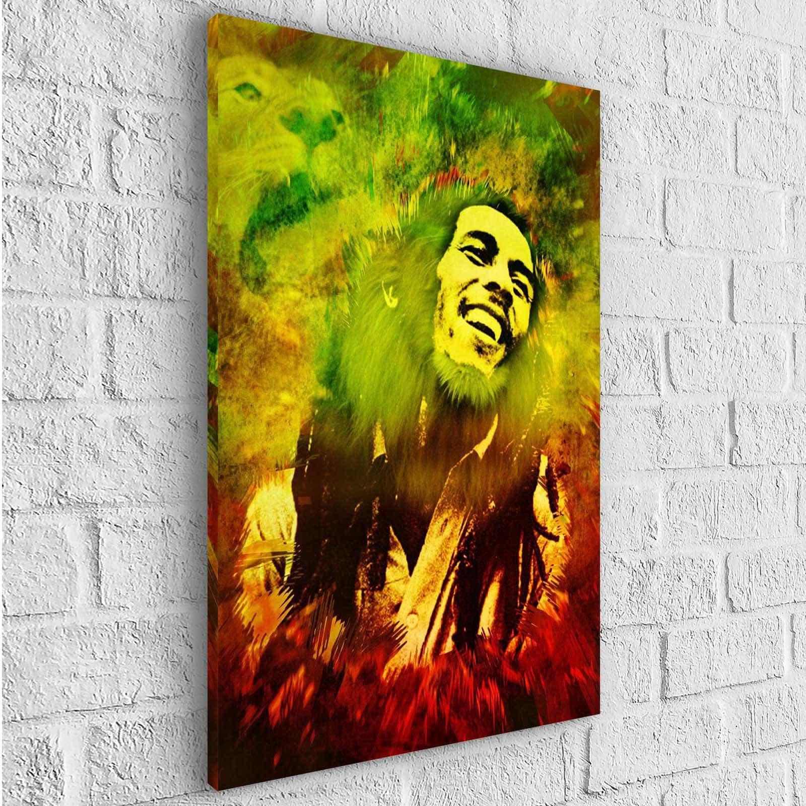 Tableau Bob Marley King of Reggae - Montableaudeco