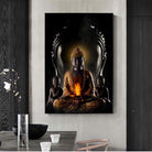 Tableau Bouddha Noir - Montableaudeco