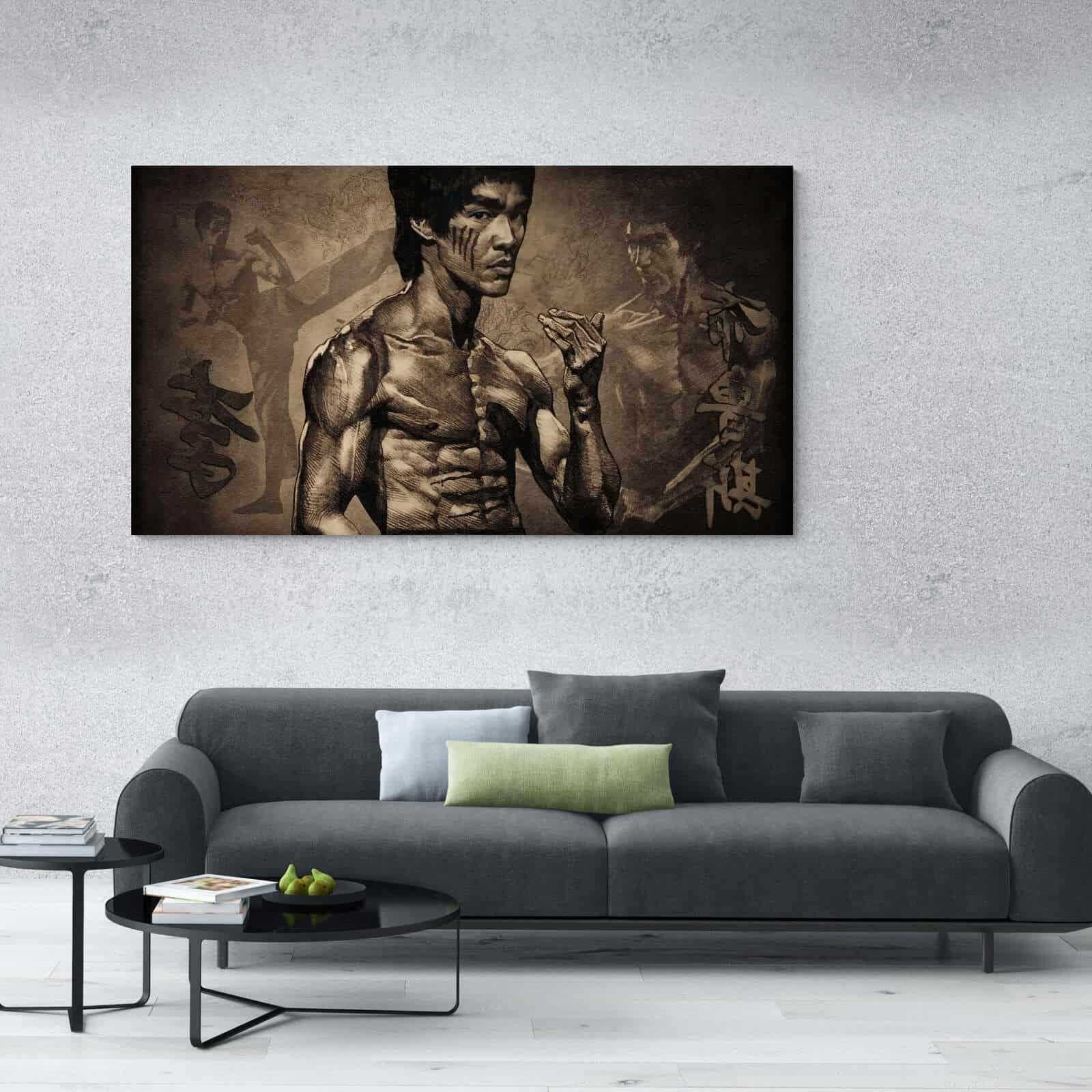 Tableau Bruce Lee XXL - Montableaudeco