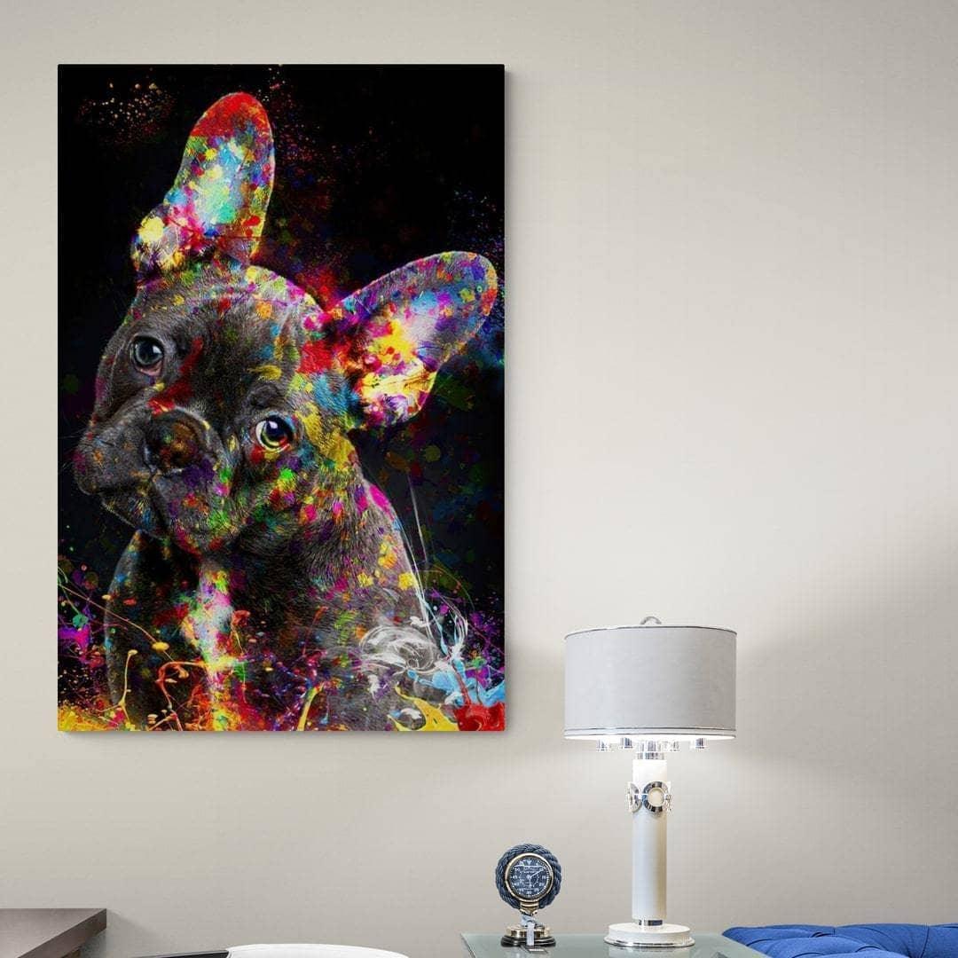 Französische Bulldogge-Malerei
