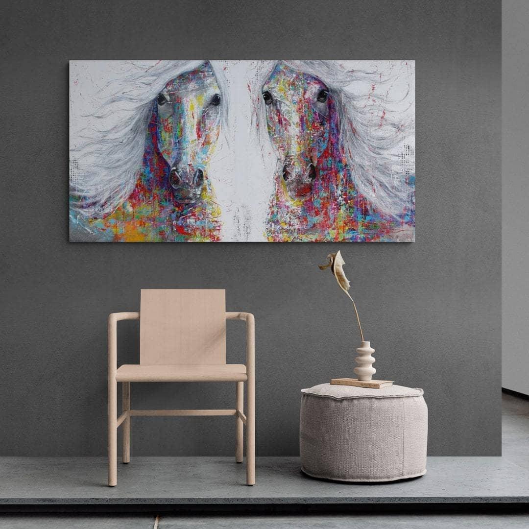 Tableau Cheval Moderne - Montableaudeco