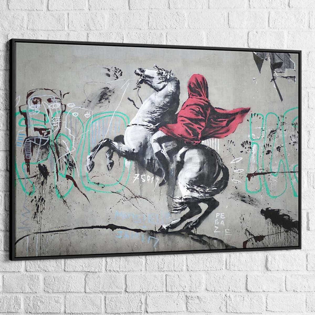 Tableau Banksy Napoléon - Montableaudeco