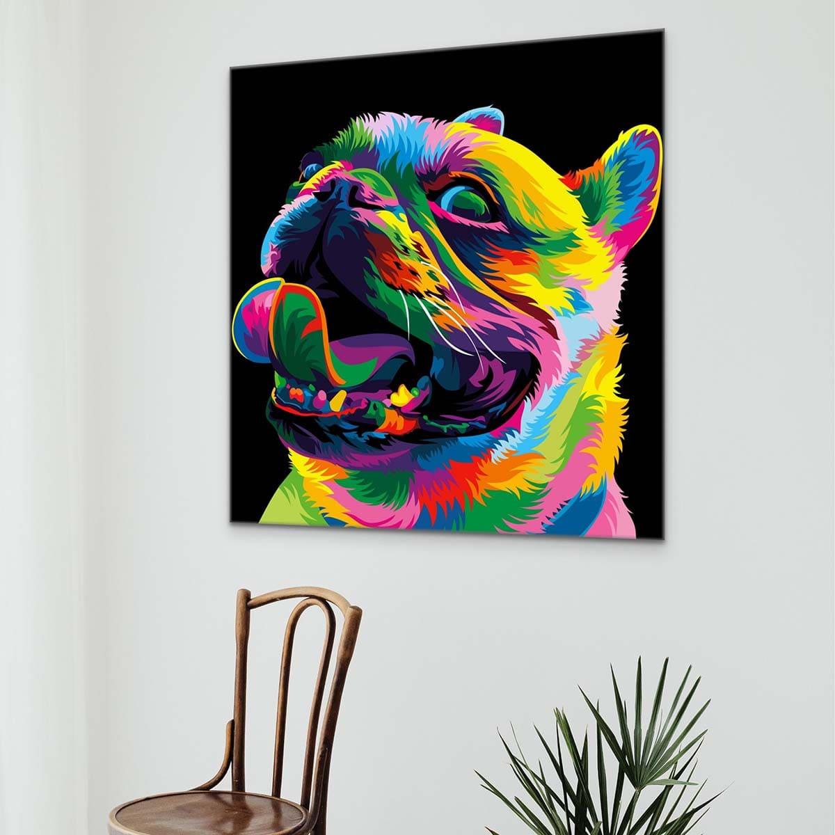 Tableau Chien Pop Art - Montableaudeco