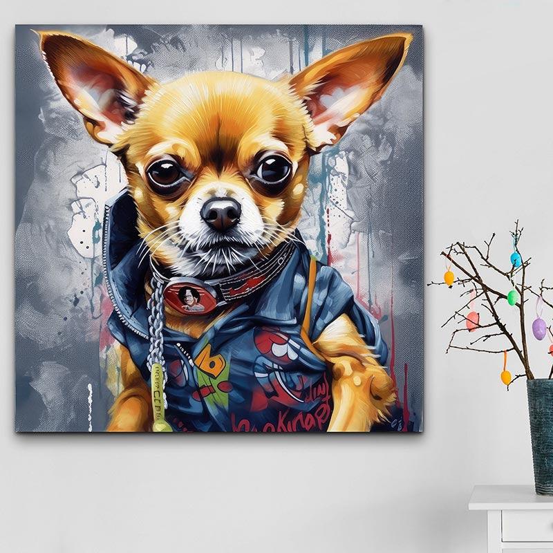 Tableau Chihuahua Mignon - Montableaudeco