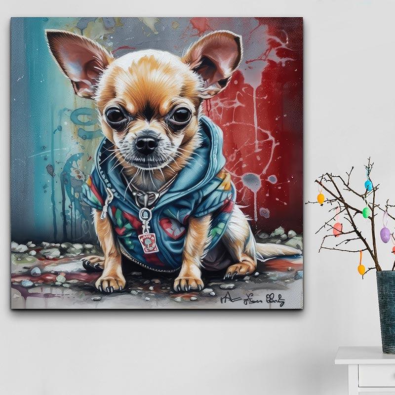 Tableau Chihuahua Mignon - Montableaudeco