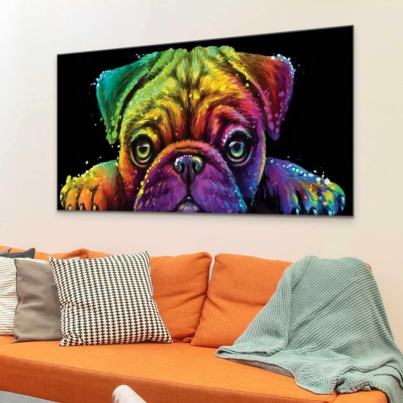 Tableau Chiot Pop Art - Montableaudeco