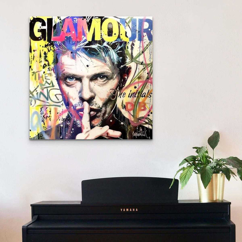 Tableau David Bowie Glamour - Montableaudeco