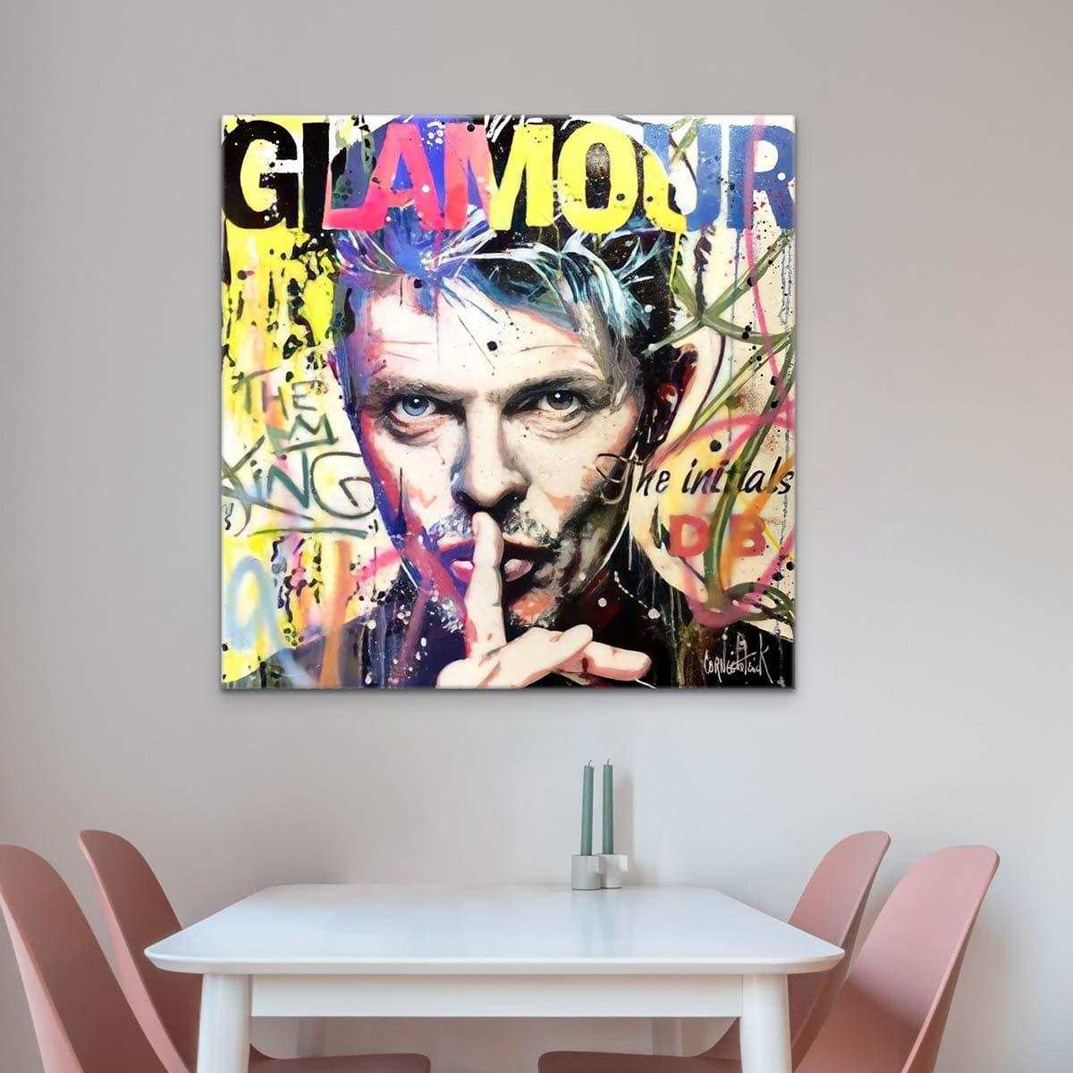 Tableau David Bowie Glamour - Montableaudeco