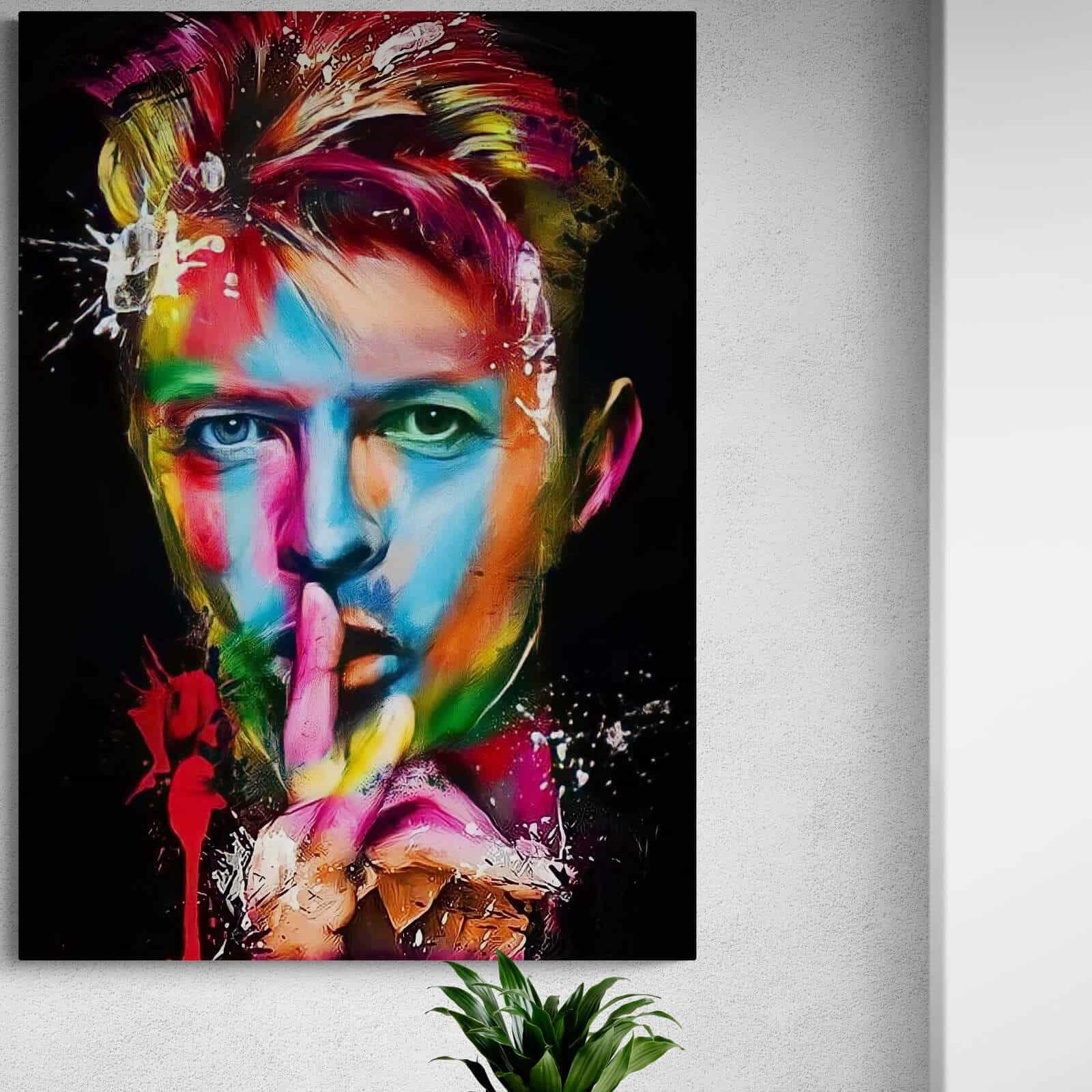 Tableau David Bowie Le Portrait Pop - Montableaudeco