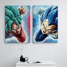 Tableau Dragon Ball | Sangoku & Vegeta | Promos -20%