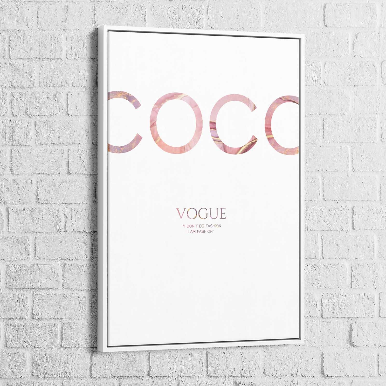 Tableau logo Coco Chanel
