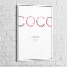 Tableau Fashion Prada et Coco Chanel - Montableaudeco