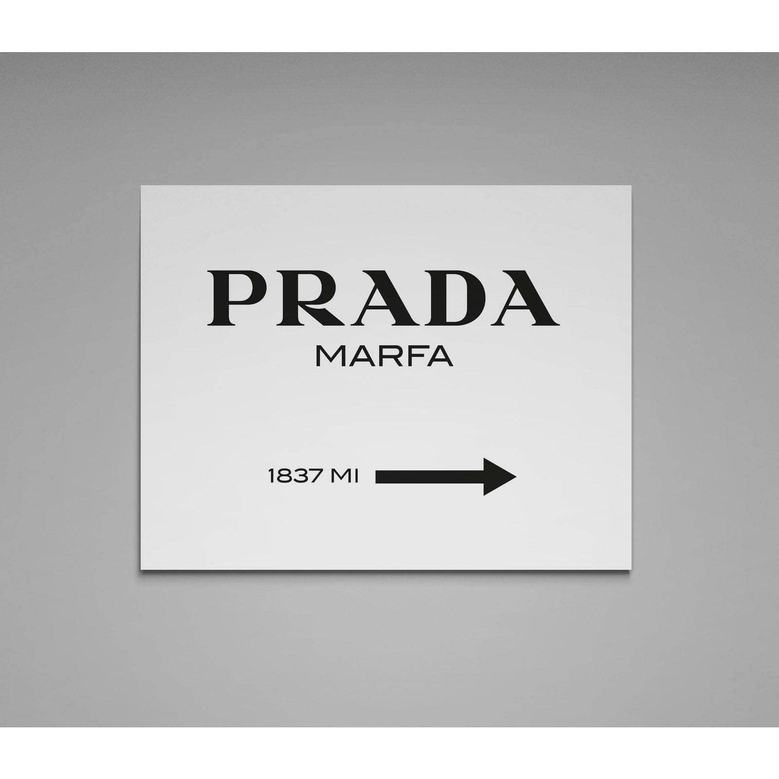 Prada Marfa ❤️ tableau seulement banane impression sur toile pro82