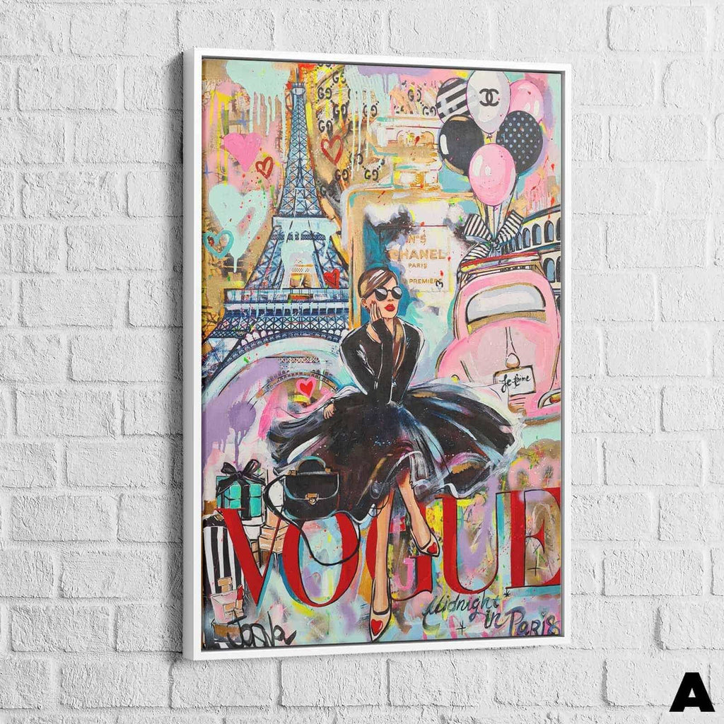Tableau Fashion Vogue Rétro 3 Pièces - Montableaudeco