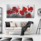 Tableau Fleur Les Coquelicots - Montableaudeco