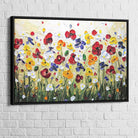 Tableau Fleur Un Champ de Fleurs - Montableaudeco