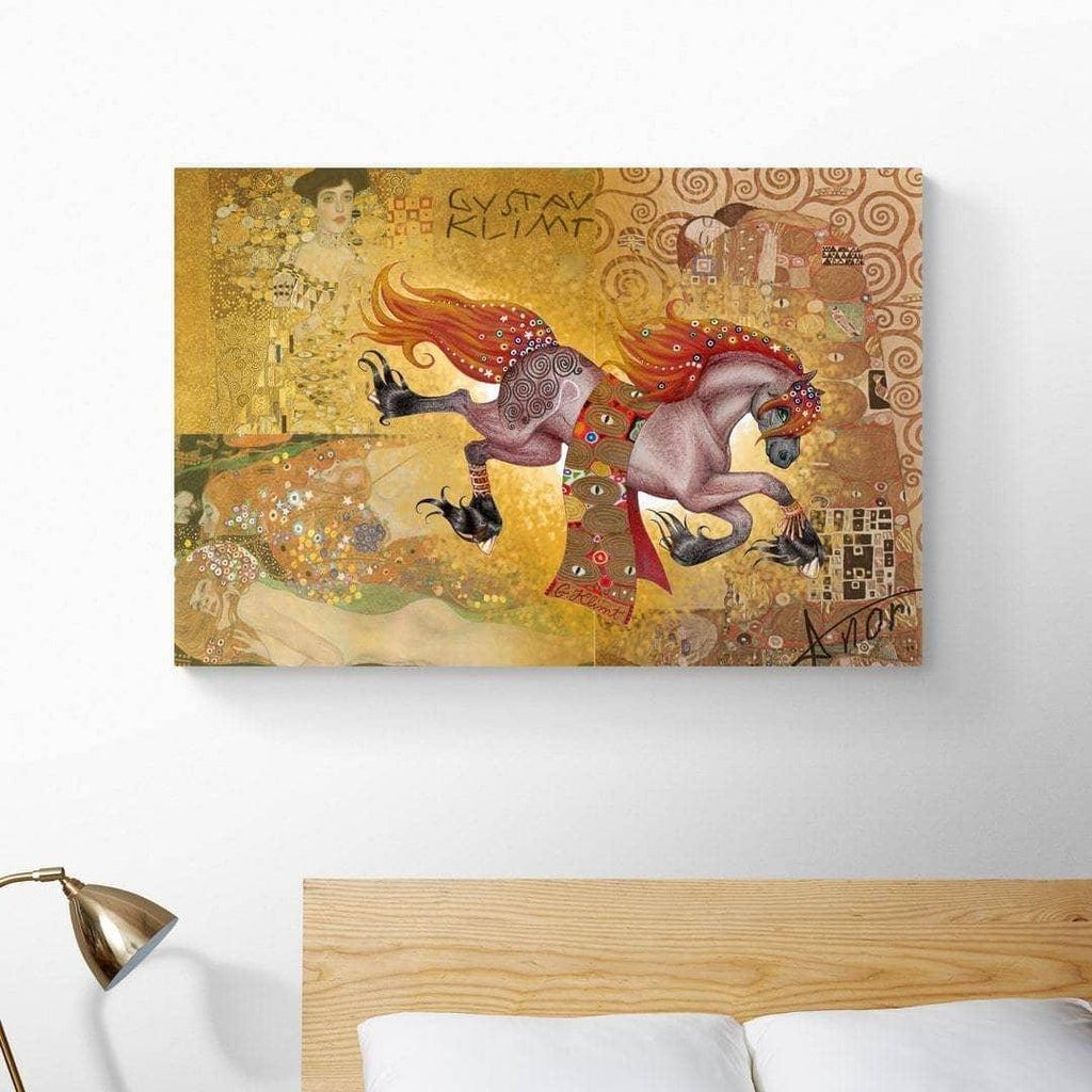 Tableau Gustav Klimt Le Cheval - Montableaudeco