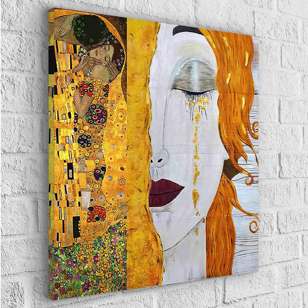 Tableau Gustav Klimt Freya de Larmes - Montableaudeco