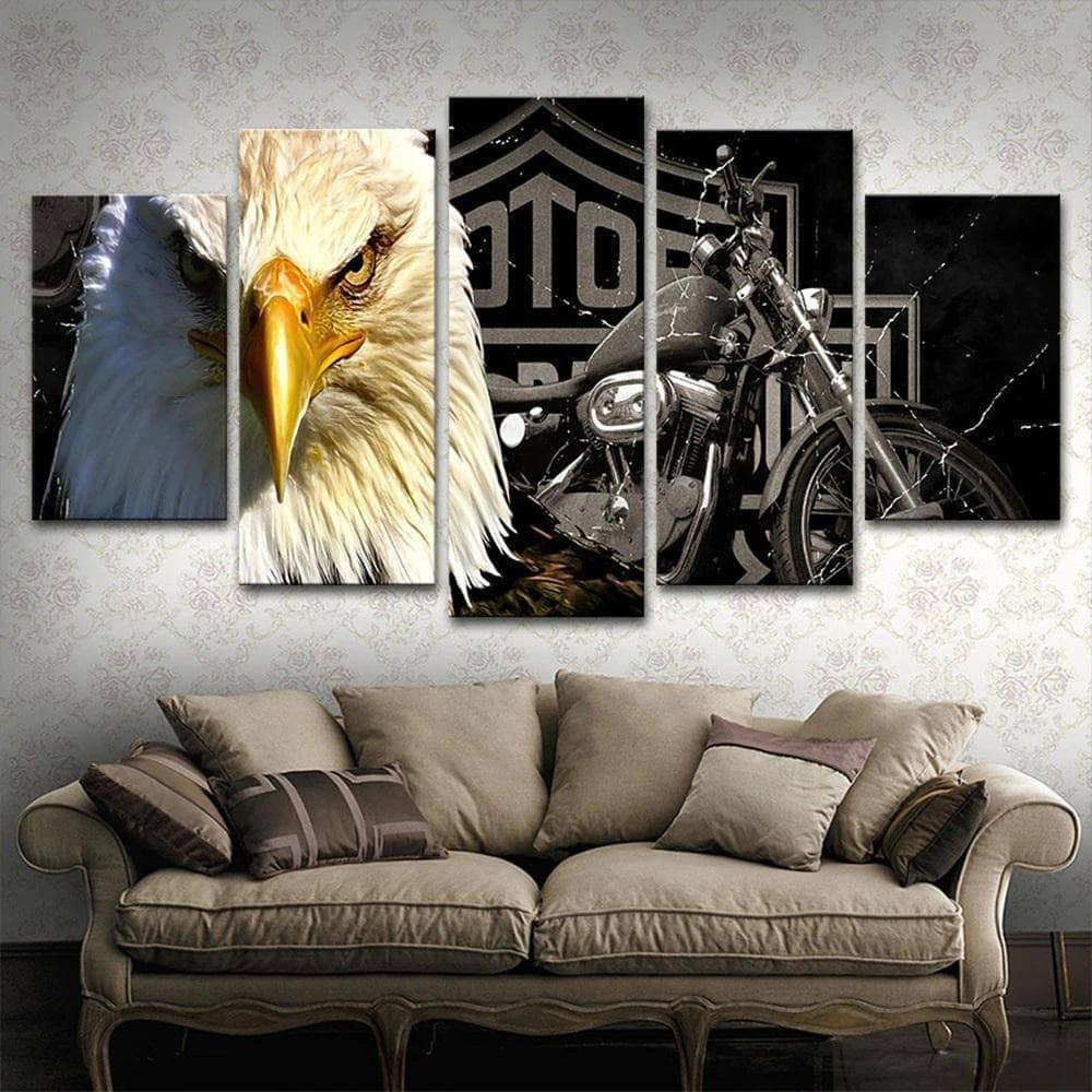 Tableau Harley Davidson Eagle - Montableaudeco