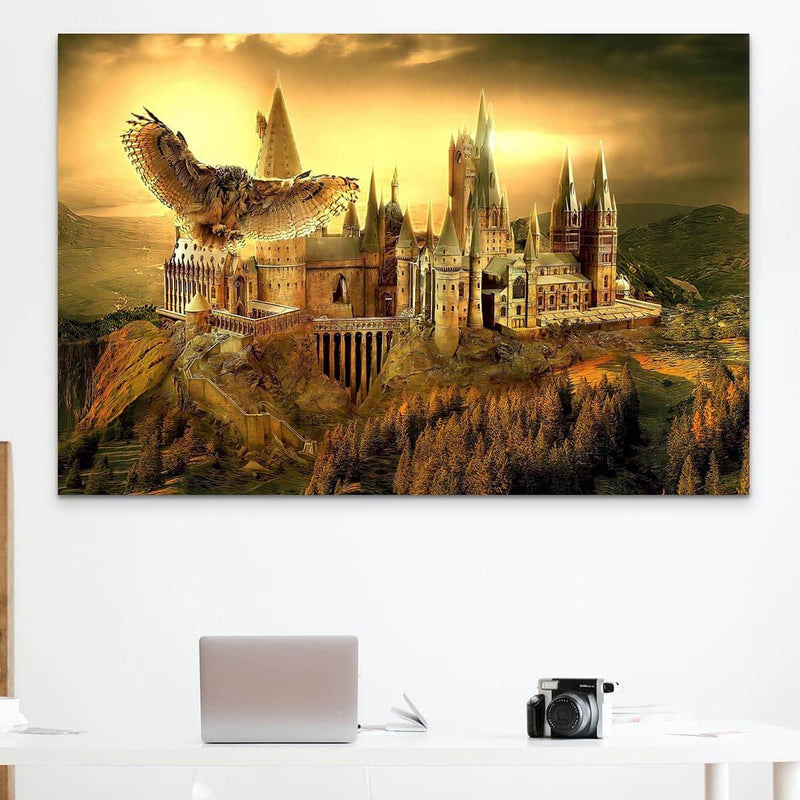 Toile de fond de Poudlard pour photographie, fond photo de Poudlard pour Harry  Potter, tapisserie de Poudlard en polyester pour chambre à coucher, 1,5 x  0,9 m : : Électronique