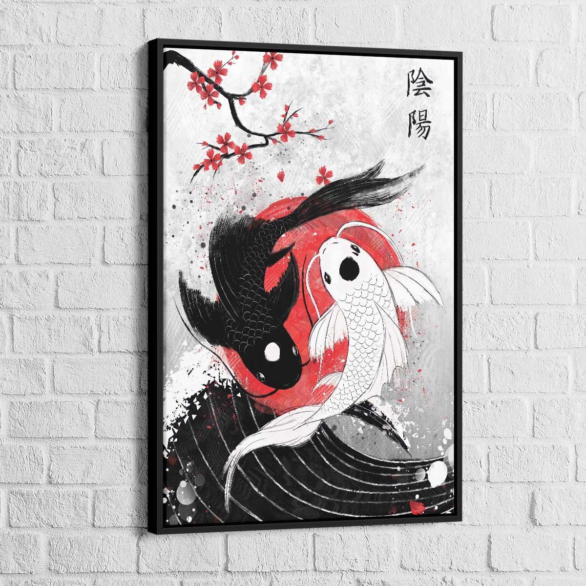 Tableau Japonais Poisson - Montableaudeco