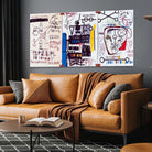 Tableau Jean-Michel Basquiat Burroughs - Montableaudeco